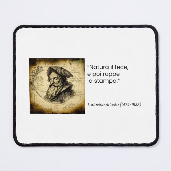 Item preview, Ludovico Ariosto 2 designed and sold by QuotationInsp.