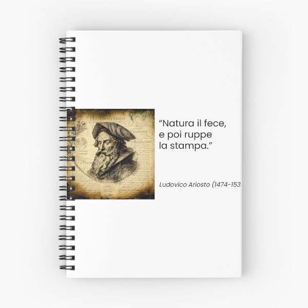 Item preview, Ludovico Ariosto 2 designed and sold by QuotationInsp.