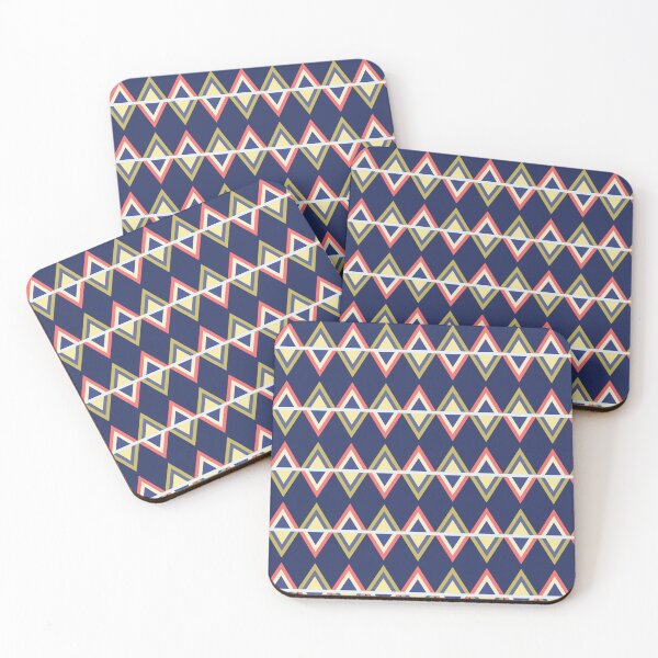 Item preview, Alternating Triangle - Navy designed and sold by ClanRaeDesign.
