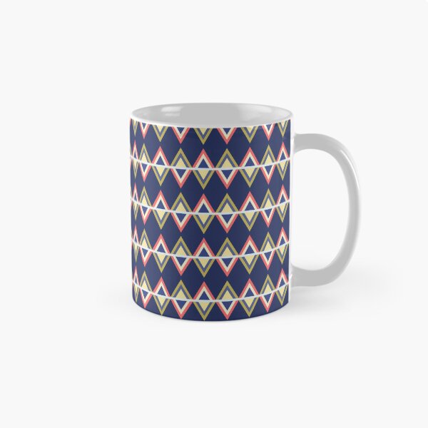 Item preview, Alternating Triangle - Navy designed and sold by ClanRaeDesign.