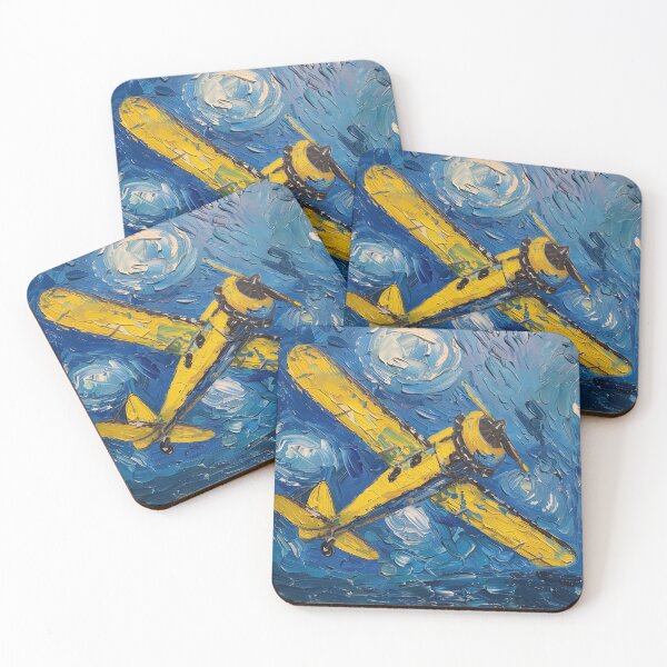 Item preview, Airplane | Painting in the style of Vincent van Gogh designed and sold by ComicsFactory.