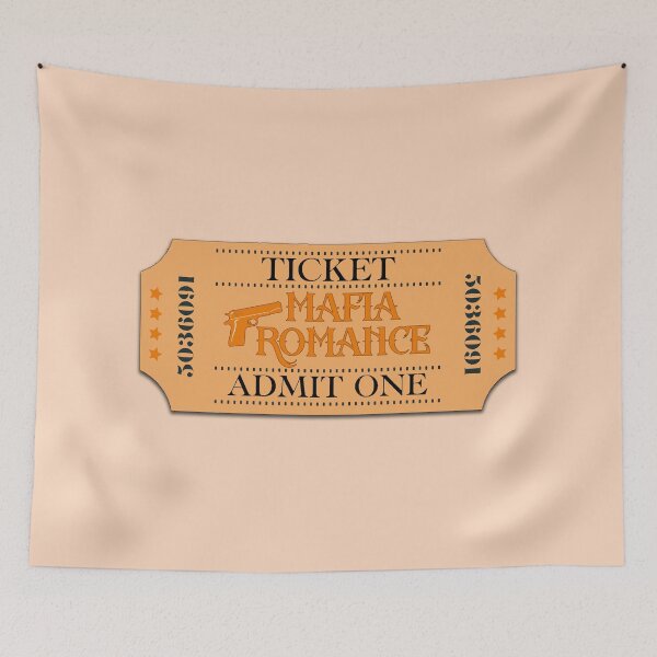 Item preview, Mafia Romance Trope Ticket Stub designed and sold by baranskini.