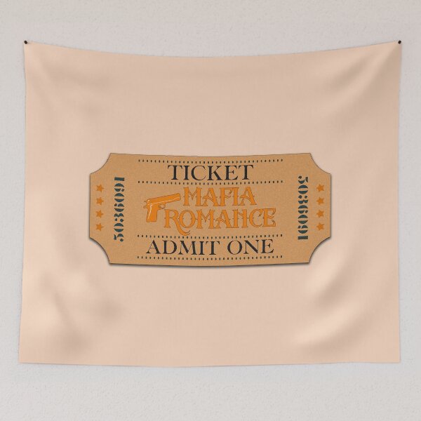 Item preview, Mafia Romance Trope Vintage Ticket Stub designed and sold by baranskini.