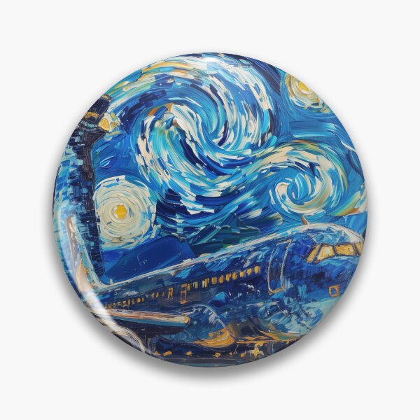 Item preview, Airport | Painting in the style of Vincent van Gogh designed and sold by ComicsFactory.
