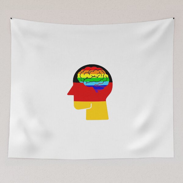 Item preview, Rainbow brain designed and sold by ARTmanhART.
