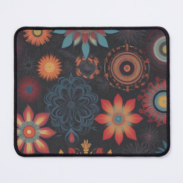 Item preview, RogerPattern - "Mystic Chromatics: Enchanting Harmony in Orange and Blue" designed and sold by RogerPattern.