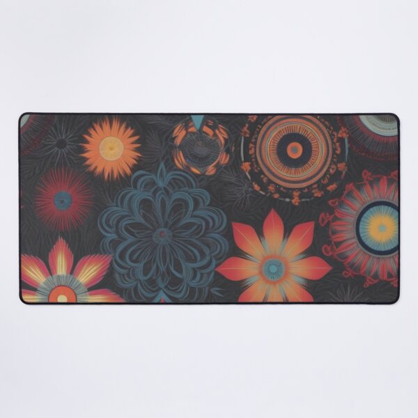 Item preview, RogerPattern - "Mystic Chromatics: Enchanting Harmony in Orange and Blue" designed and sold by RogerPattern.