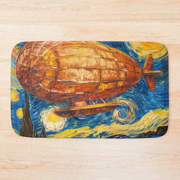 Item preview, Airship | Painting in the style of Vincent van Gogh designed and sold by ComicsFactory.