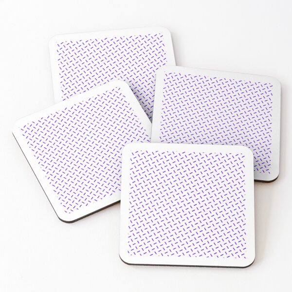 Item preview, Purple & Blue Strip Line Confetti Dashes Enduring Stencils designed and sold by Alchemy-A-La-G.