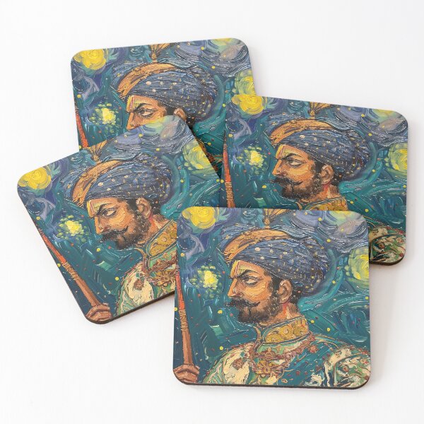 Item preview, Akbar the Great | Painting in the style of Vincent van Gogh designed and sold by ComicsFactory.
