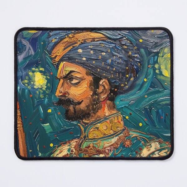 Item preview, Akbar the Great | Painting in the style of Vincent van Gogh designed and sold by ComicsFactory.