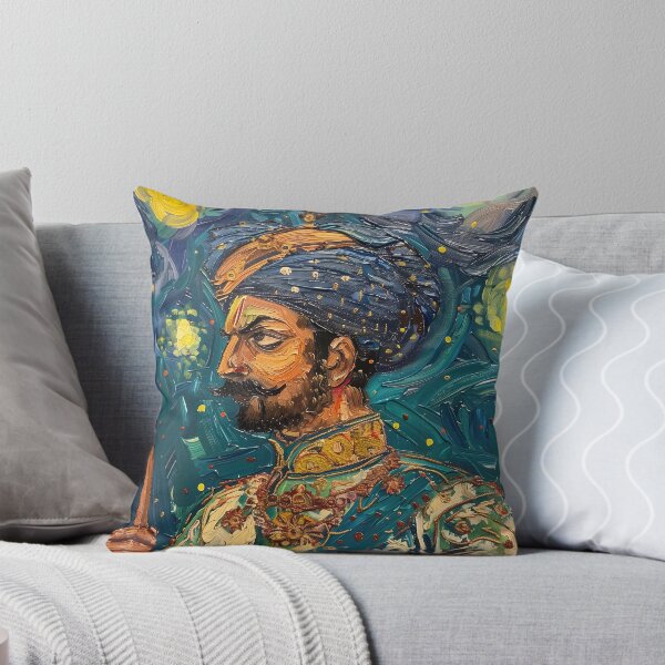 Item preview, Akbar the Great | Painting in the style of Vincent van Gogh designed and sold by ComicsFactory.