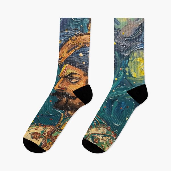 Item preview, Akbar the Great | Painting in the style of Vincent van Gogh designed and sold by ComicsFactory.