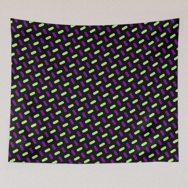 Item preview, Purple & Green Pills Confetti Line Dashes Enduring Stencils designed and sold by Alchemy-A-La-G.