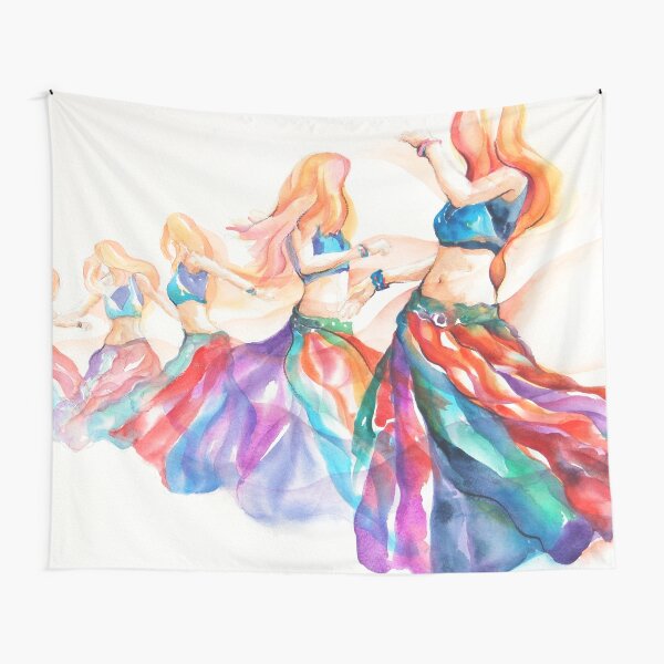 dancer in motion gesture Tapestry