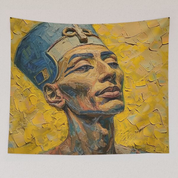 Item preview, Akhenaten | Painting in the style of Vincent van Gogh designed and sold by ComicsFactory.