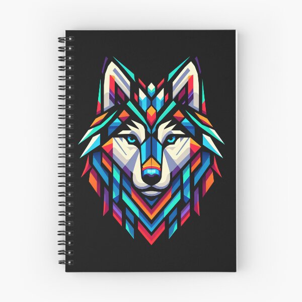 Item preview, Wolf dog geometric art, pop art, Polygonal illustration designed and sold by CutOriginalArt.