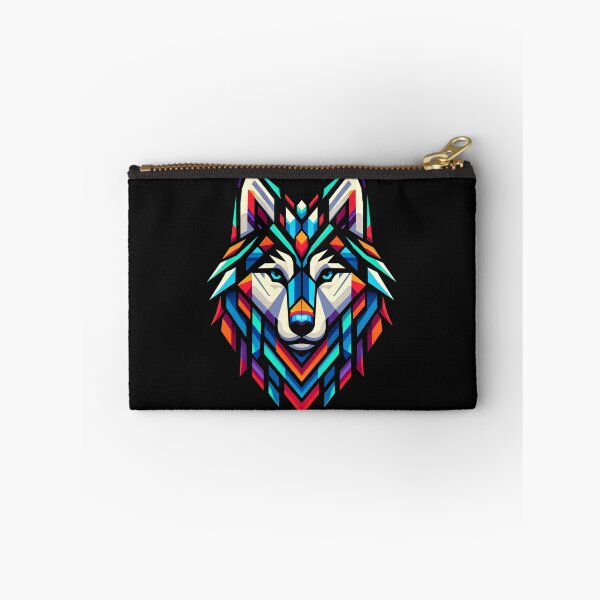 Item preview, Wolf dog geometric art, pop art, Polygonal illustration designed and sold by CutOriginalArt.