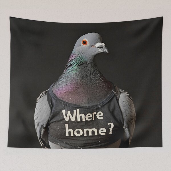 Item preview, Where home - pigeon  designed and sold by Brendon987.