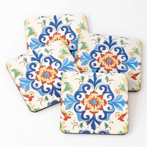 Item preview, Sicilian Tile Pattern designed and sold by Kiki-Hes.