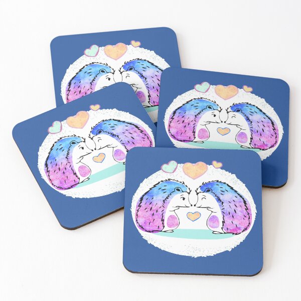 Item preview, Spring hedgehogs in love designed and sold by kebello-shop.