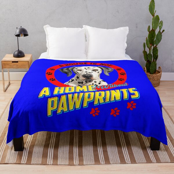 Item preview, Dalmatian Pet Dog Owner A House is Not a Home Without Pawprints  Art Design designed and sold by fantasticdesign.