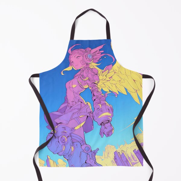 Item preview, "Ethereal Guardian: A Vivid Fantasy Illustration" designed and sold by MYTHIC PEEL STICKERS.