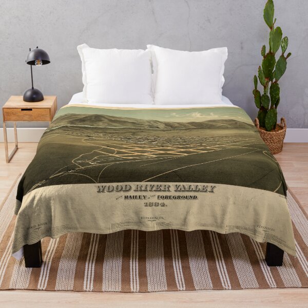 Item preview, Wood River Valley, Hailey, Idaho (1884) designed and sold by allhistory.