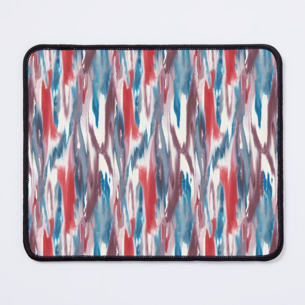 Item preview,  Ink fusion water effect blue red designed and sold by Alessandro Remo Mazzoni Remotextiles.