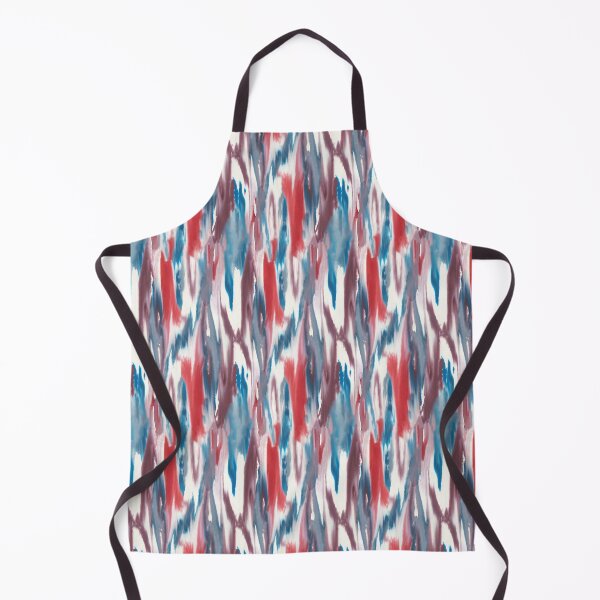 Item preview,  Ink fusion water effect blue red designed and sold by Alessandro Remo Mazzoni Remotextiles.