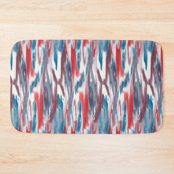 Item preview,  Ink fusion water effect blue red designed and sold by Alessandro Remo Mazzoni Remotextiles.
