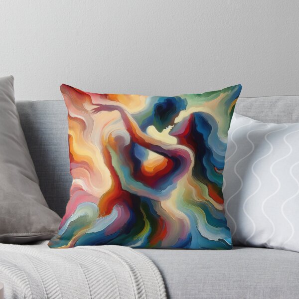 Item preview, Whirlwind Embrace The Vivid Dance of Abstract Forms designed and sold by ArtComixHaven.