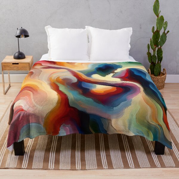 Item preview, Whirlwind Embrace The Vivid Dance of Abstract Forms designed and sold by ArtComixHaven.