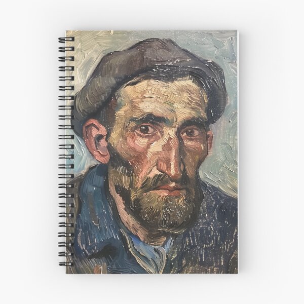 Item preview, Albanian man | Painting in the style of Vincent van Gogh designed and sold by ComicsFactory.