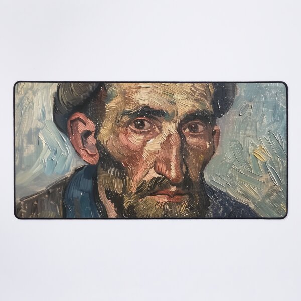 Item preview, Albanian man | Painting in the style of Vincent van Gogh designed and sold by ComicsFactory.