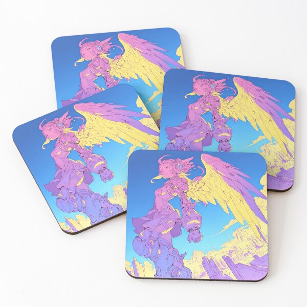 Item preview, "Ethereal Guardian: A Vivid Fantasy Illustration" designed and sold by MYTHIC PEEL STICKERS.