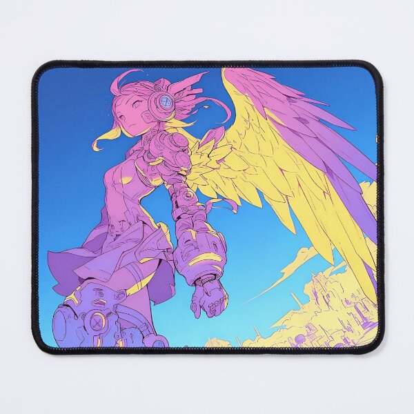 Item preview, "Ethereal Guardian: A Vivid Fantasy Illustration" designed and sold by MYTHIC PEEL STICKERS.