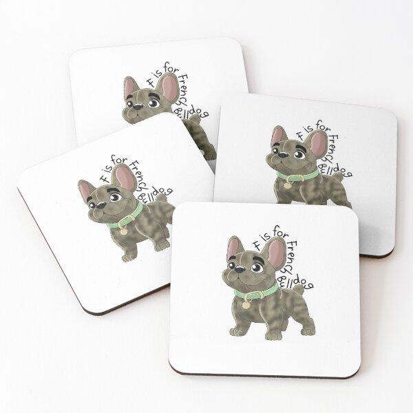 Item preview, F is for French Bulldog (light brindle)  designed and sold by mrixondraws.