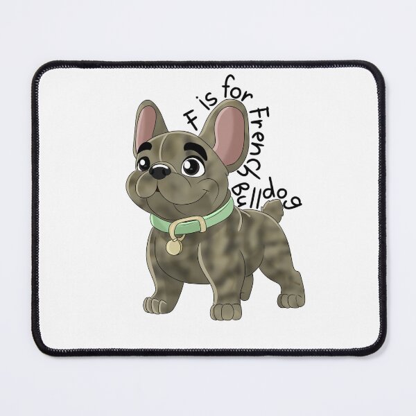 Item preview, F is for French Bulldog (light brindle)  designed and sold by mrixondraws.