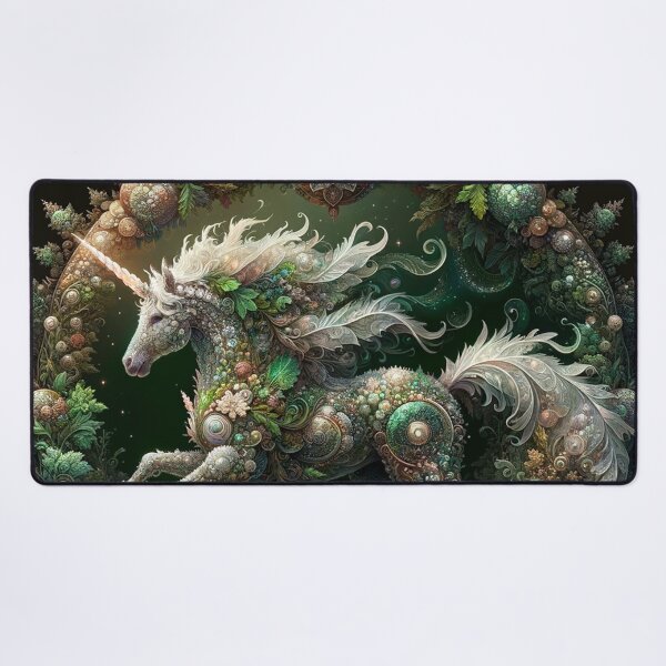 Item preview, Magical Enchanted Floral Fantasy Unicorn 3 designed and sold by Fantasy Horseys.