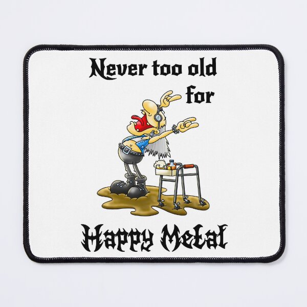 Item preview, Happy Metal Grandpa - Never too old for Happy metal designed and sold by ollibabu.