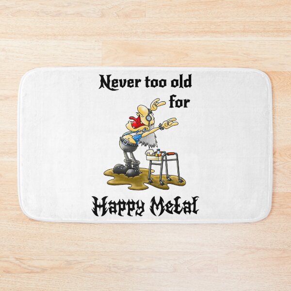 Item preview, Happy Metal Grandpa - Never too old for Happy metal designed and sold by ollibabu.