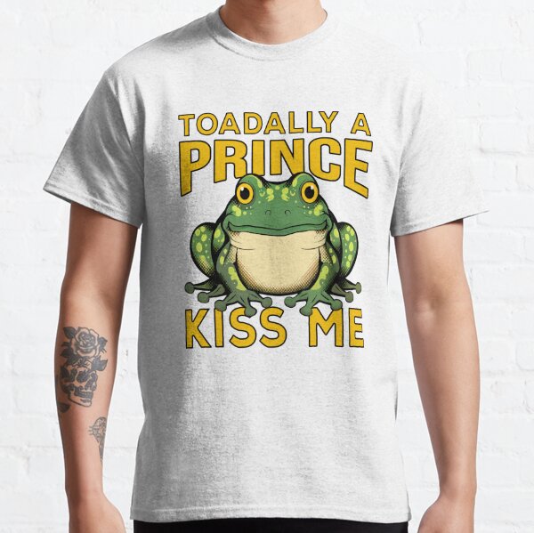 Kiss A Frog And Get A Prince Funny Frog Gift Kids T-Shirt by