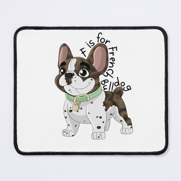 Item preview, F is for French bulldog (brindle pied)  designed and sold by mrixondraws.