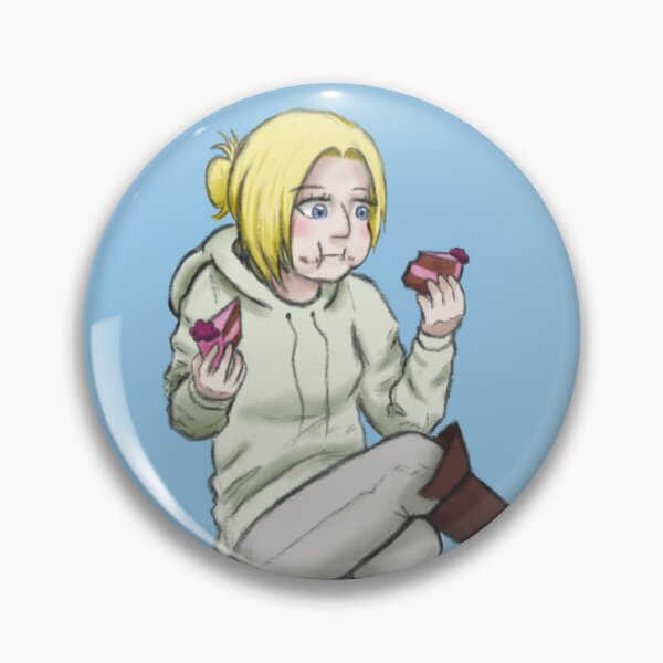 Item preview, Annie Leonhart Eating Cake designed and sold by zuzu2artist.