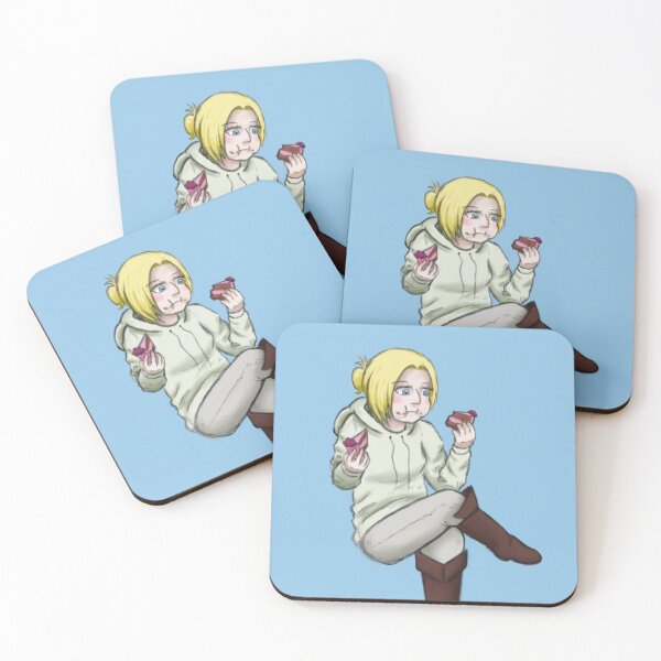 Item preview, Annie Leonhart Eating Cake designed and sold by zuzu2artist.