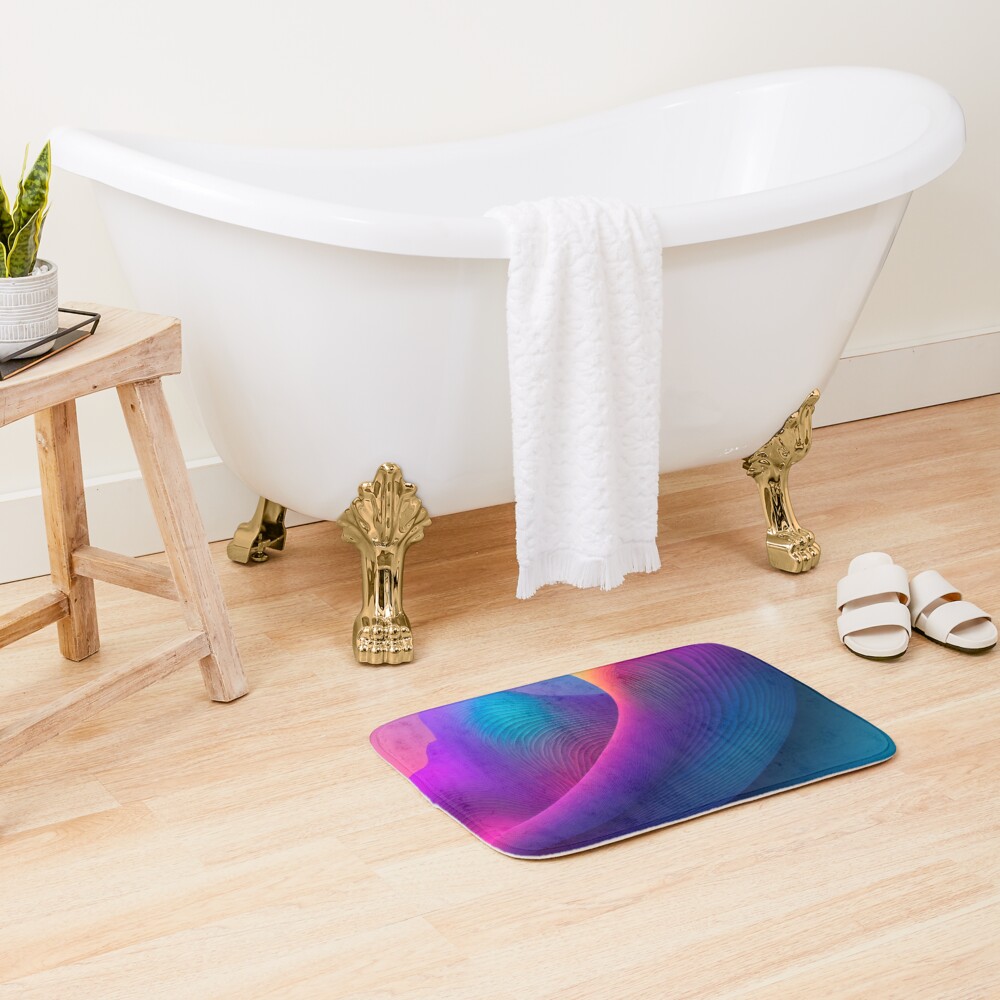Vista previa del artículo con la obra «Alfombra de baño», diseñado y vendido por FunMovee.