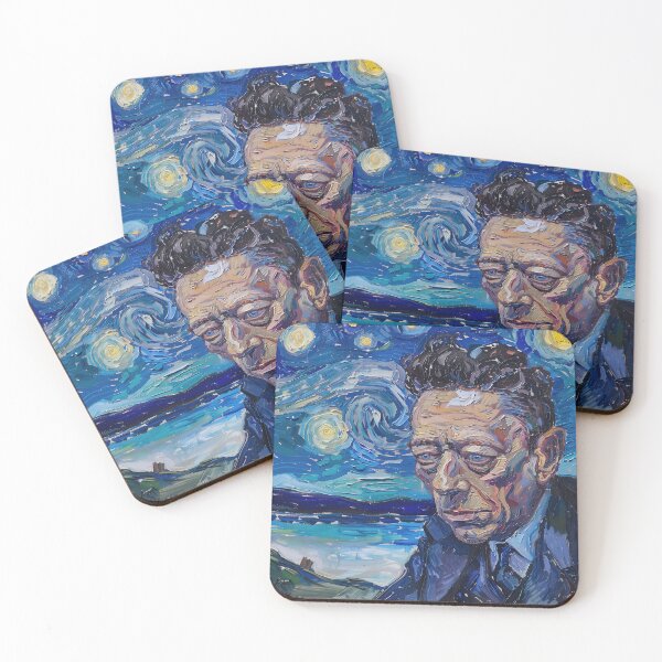 Item preview, Albert Camus | Painting in the style of Vincent van Gogh designed and sold by ComicsFactory.