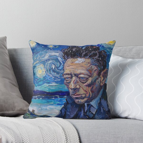 Item preview, Albert Camus | Painting in the style of Vincent van Gogh designed and sold by ComicsFactory.