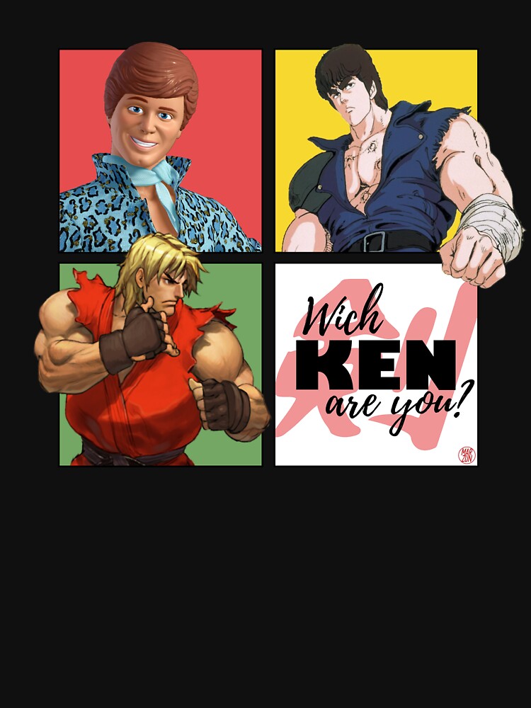 Aperçu 7 sur 7. T-shirt classique avec l'œuvre Quel Ken es-tu ? créée et vendue par marzun.
